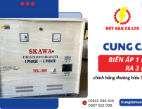 Cung cấp biến áp 1 pha ra 3 pha Skawa - Ổn Áp Huy Hân