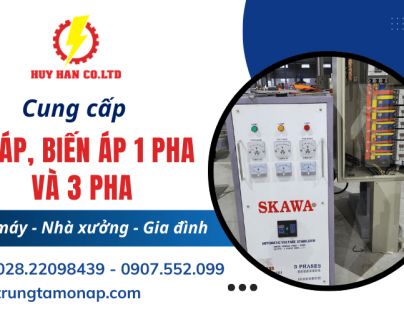 Ổn Áp Huy Hân - Cung cấp đầy đủ các loại ổn áp, biến áp 1 pha và 3 pha cho nhà máy, nhà xưởng và sử dụng gia đình