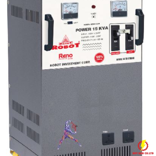 Ổn Áp 15KVA Output:110V-220V ROBOT
