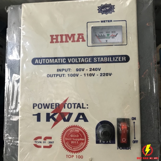 Ổn Áp 1KVA Output:100v-110v-220v HIMA
