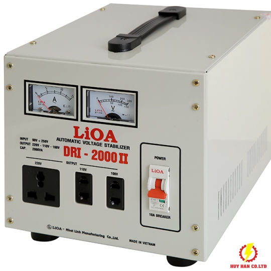 Ổn áp LiOA 1 pha 2kVA DRI-2000II