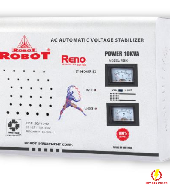 Ổn Áp 10KVA Output:110V-220V ROBOT