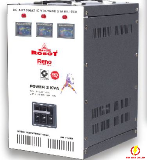 Ổn Áp 3KVA Output:220V-220V-380V ROBOT