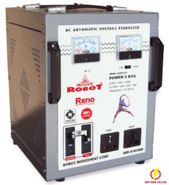 Ổn Áp 5KVA Output:110V-220V ROBOT