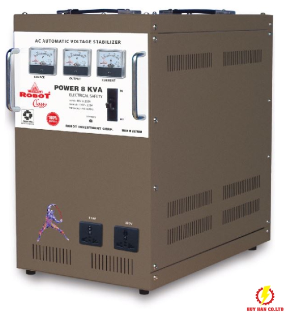 Ổn Áp 8KVA Output:110V-220V cho các loại động cơ ROBOT