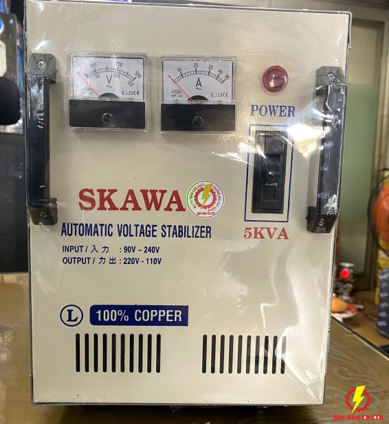 Ổn Áp 5KVA-90V-240V SKAWA