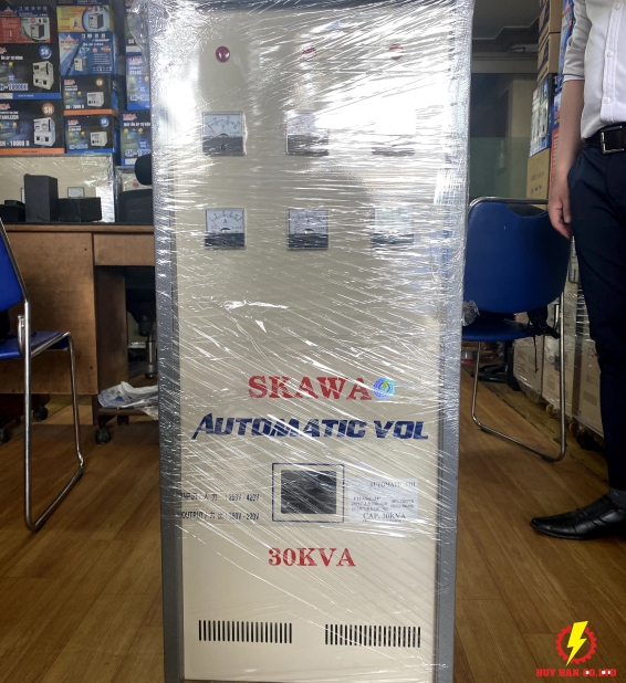 Ổn Áp 30KVA-3PHASE Input: 260V-420V output: 380V-220V SKAWA