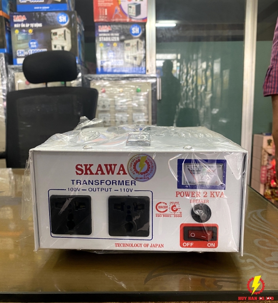 Biến Áp 2KVA-100V-110V SKAWA