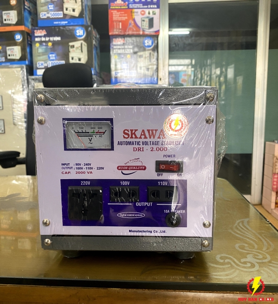 Ổn Áp 2KVA-100V-110V-220V SKAWA