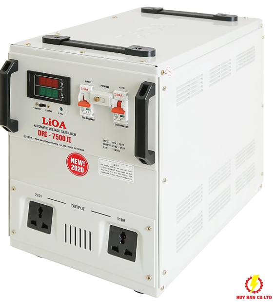 Ổn áp LiOA 1 pha 7.5kVA LiOA DRI-7500II